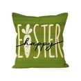 thumbnail image 1 of Moocorvic Easter Spring Decorative Pillow Cover Floral Bunny Egg Print Happy Easter Rabbit Holiday Cushion Case Decoration for Sofa Couch 18x18, 1 of 7