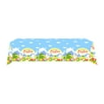 thumbnail image 1 of Moocorvic Easter Tablecloths 54x108 Disposable Rectangle Plastic Table Cloth for Spring Easter Day Table Decorations and Party Supplies, 1 of 6
