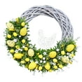 thumbnail image 1 of Moocorvic Easter Wreaths for Front Door Large Indoor Outdoor Easter Hanging Ornaments Bunny Wreath Easter Party Supplies 25cm/9.84Inch, 1 of 6