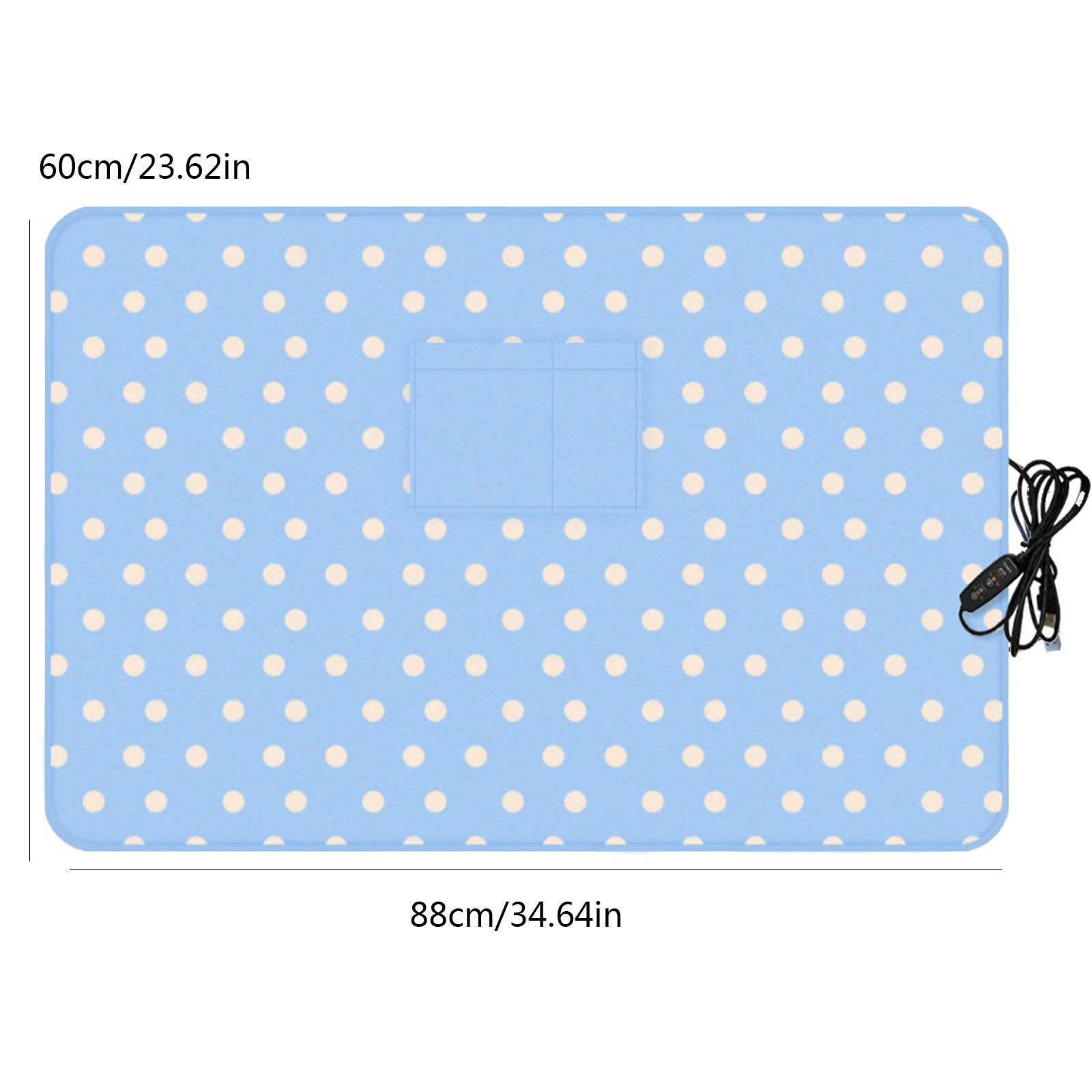 Moocorvic Electric Blanket Heated Throw , 5V USB Washable Checker