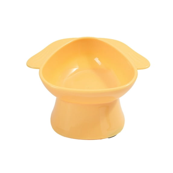 Moocorvic Elevated Cat Food Bowl with 15° Tilt, Plastic Food & Water Bowls Anti-Spill Pet Dish