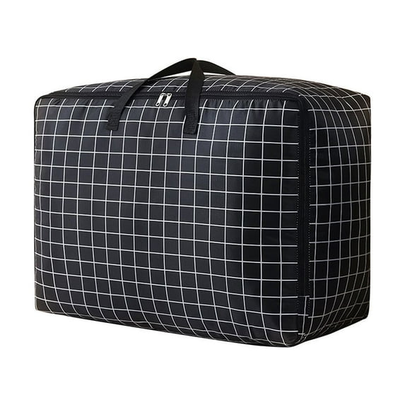 Moocorvic Extra Large Storage Bag Water Thickened Moving Bag Folding Organizer Bag With Strong Handles&Zippers For Bedding Comforters Blanket Clothes 35L