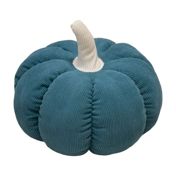 Moocorvic Fall Pumpkin Shape Pillows, Thanksgiving Decoration Soft Corduroy Throw Pillow for Sofa Couch Bedroom Farmhouse Decor,Army Green