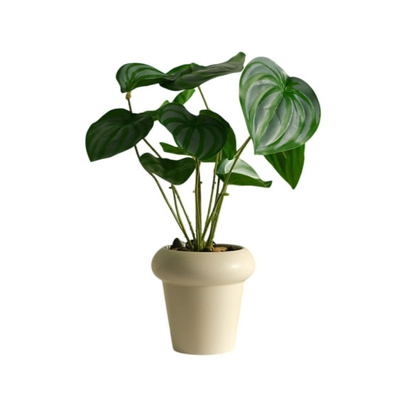 Moocorvic Faux Potted Plants Mini Artificial Greenery for Office Desk, Living Room Indoor Table Bathroom Decor