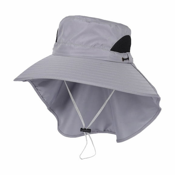 Moocorvic Fishing Hat Sun Cap with Sun Protection and Neck Flap, Breathable Motorcycle Cycling Hats for Man and Women