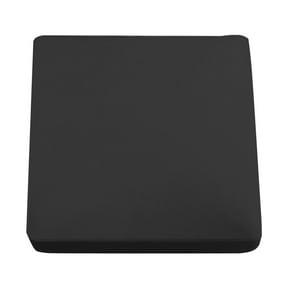 Moocorvic Fitted Stretch Square Table Cloth Elastic Tablecloth Topper Cap for Dining Kitchen Home Party 34'',Black