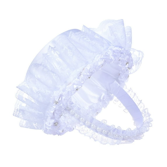 Moocorvic Flower Girl Baskets for Weddings Western Flower Basket for Anniversary, Wedding Banquet Party Supplies,