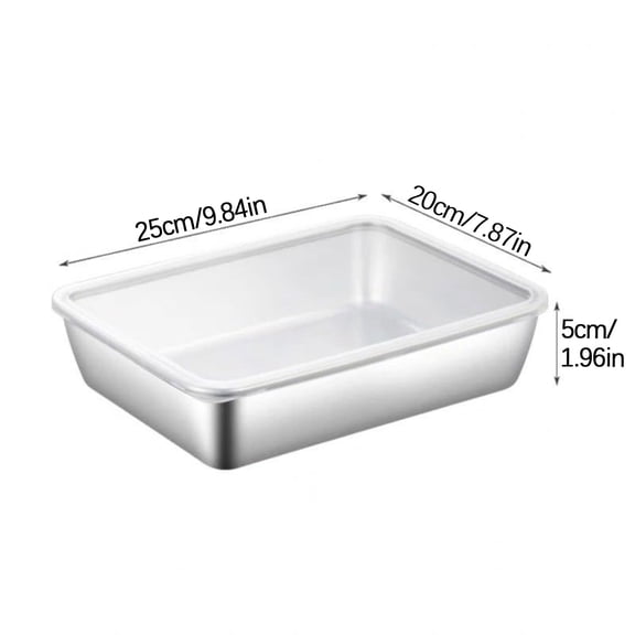 Moocorvic Food Storage Containers with Airtight Lids , Stainless Steel Containers, Lunch Boxes, Storage Containers for Kitchen, School, Office, Travel