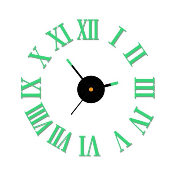 Moocorvic Frameless DIY Wall Clock,Large Modern 3D Mirror Modern Silent Wall Clock Decor Sticker DIY Clock kit for Home Living Room Bedroom Office Wall Decorations,
