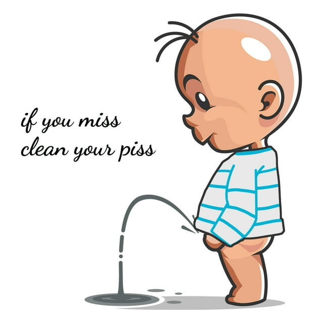 Moocorvic Funny Decals, Vinyl Wall Art Sign Decor, Removable Toilet Seat Quote Murals For Toilet