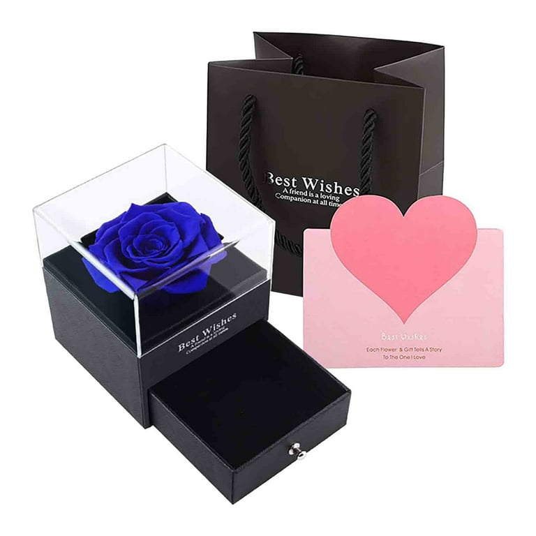 Moocorvic Gift Boxes with Lids for Presents, Rose Jewelry Box