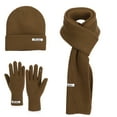 thumbnail image 1 of Moocorvic Gifts for Women Mom Beanie Hat Scarf Gloves Set, Winter Warm Long Scarf Neck Warmer Touchscreen Gloves,Coffee, 1 of 1