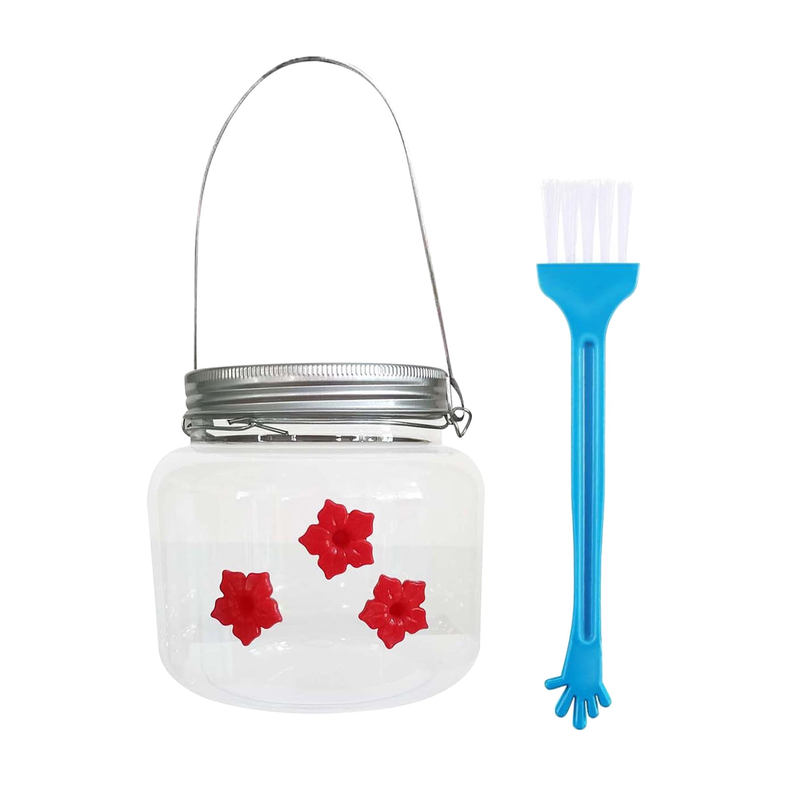 Moocorvic Glass Hummingbird Feeder Bird Feeders for Outdoors Hanging