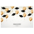 thumbnail image 1 of Moocorvic Graduation Backdrops Vinyl Wall 5x3FT Digital Background Photography, 1 of 2