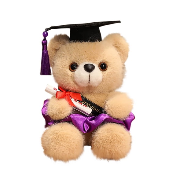 Moocorvic Graduation Bear Class of 2025 Graduation Plush Bear Gift Kindergarten Stuffed Animal Doll Graduation Gifts for Her 7.1 Inch