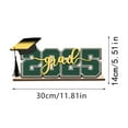 thumbnail image 1 of Moocorvic Graduation Decorations 2025 Wooden Graduation Signature Sign, Party Supplies Grad Signature Board with Grad Cap, 1 of 6