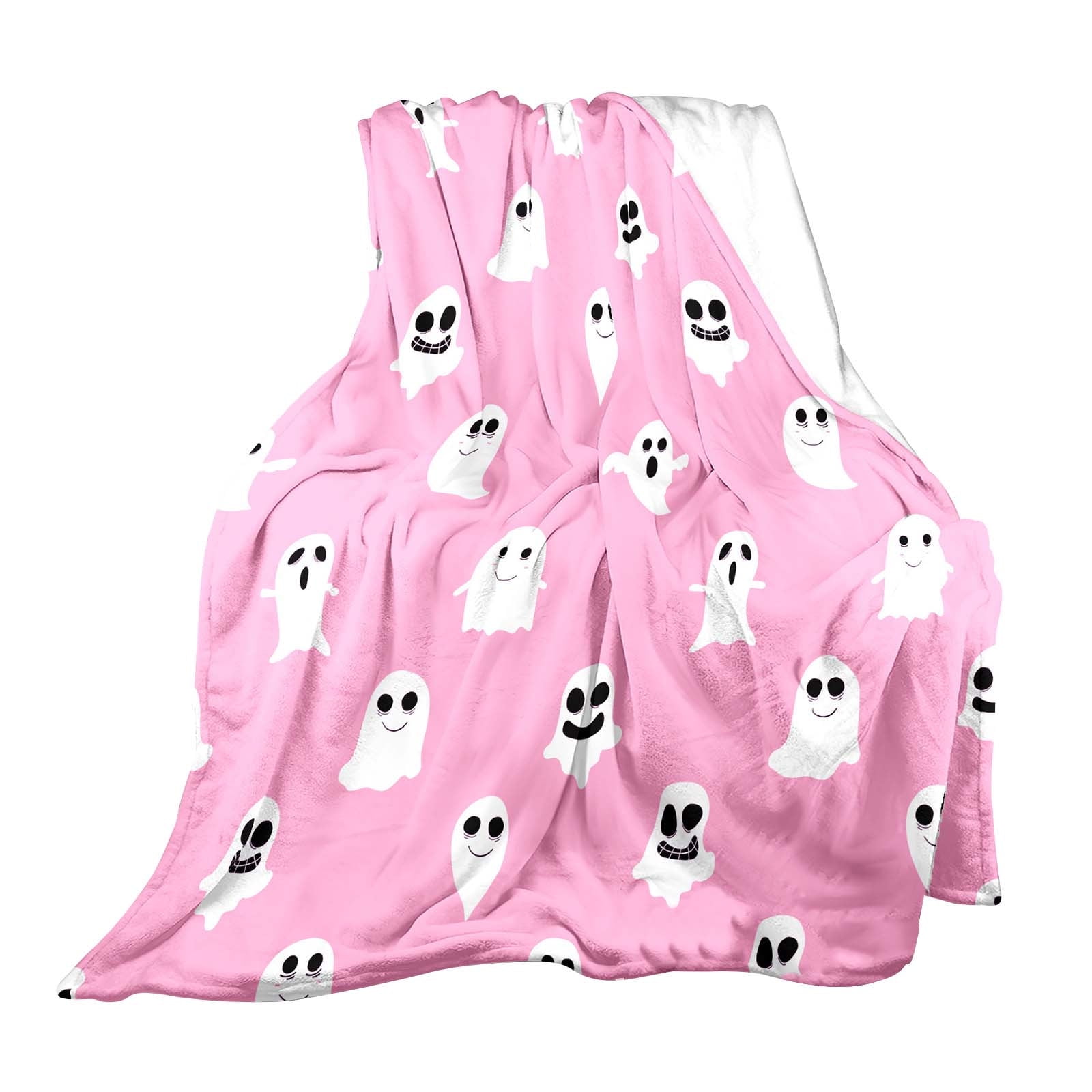 Moocorvic Halloween Blanket, Halloween Pumpkin Face Blanket, Halloween