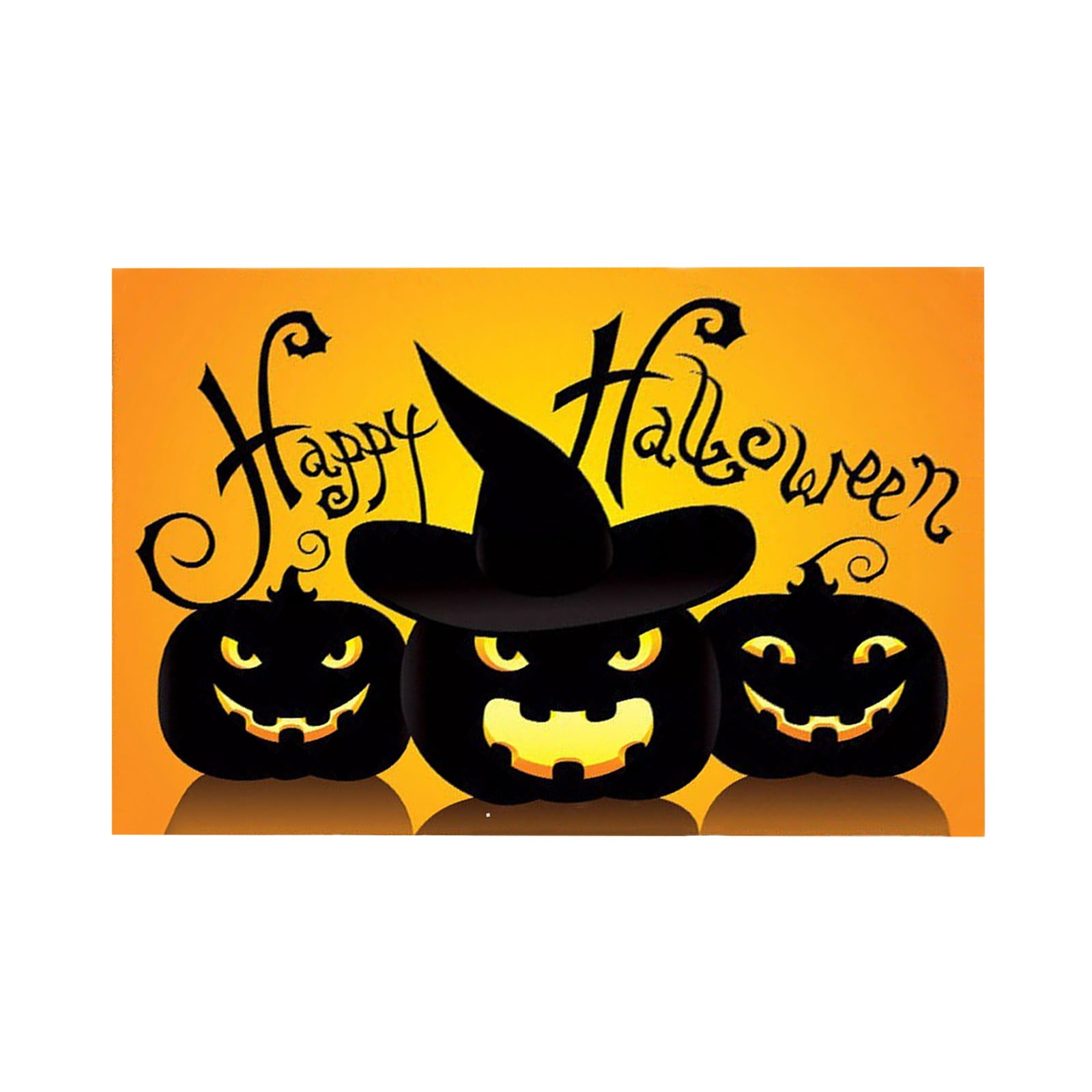 Moocorvic Halloween Doormat, Fall Door Mat Halloween Rug Halloween Porch Decor Kitchen Mat