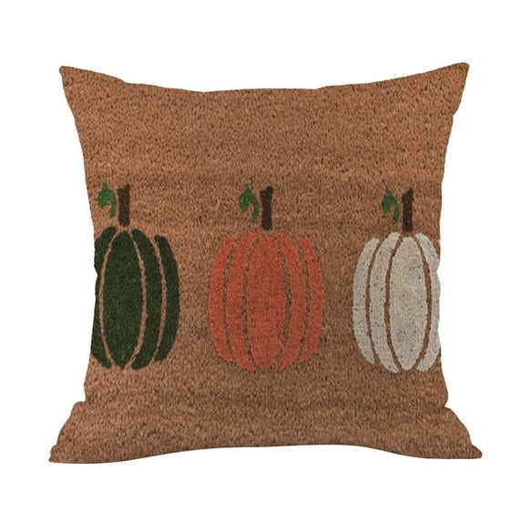 Moocorvic Halloween Home Pillow Case Witch Pumpkin Grim Face Sofa Pillow Case