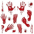 thumbnail image 1 of Moocorvic Halloween Theme Party Decoration Glass Stickers Halloween Scene Arrangement, 1 of 2