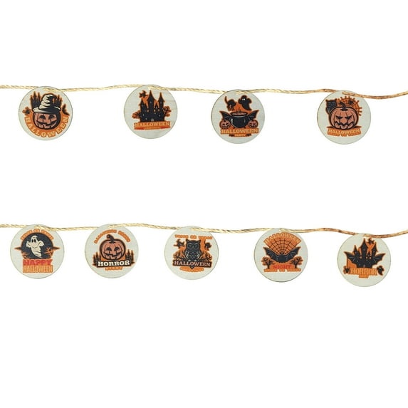 Moocorvic Halloween Wooden Decoration Ornaments Halloween Party Scene Layout Decoration