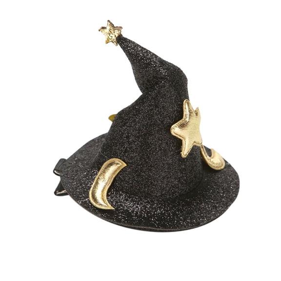Moocorvic Halloween children hairpin witch headdress hat decoration hair accessories