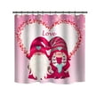 thumbnail image 1 of Moocorvic Happy Valentine's Day Shower Curtain, Waterproof Waterproof Fabric Bath Curtain, 1 of 1