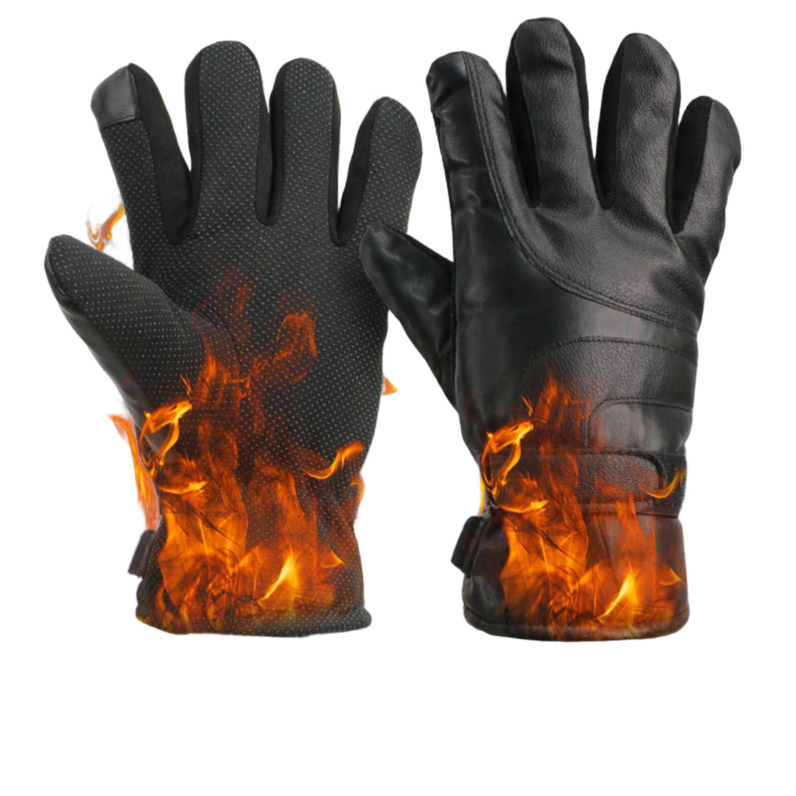 Moocorvic Heated Gloves for Men Women, Waterproof & Windproof Winter Gloves for Skiing,Snowboard,Outdoor Motorcycle,Cycling