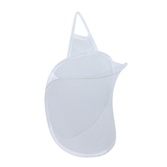 Moocorvic Houseables Hanging Laundry Hamper,Over Door Laundry Bag,Dirty Clothes Basket,Wall Mount,Foldable,Cloth Bin With Hooks,Space Saving For Bathroom,Closet