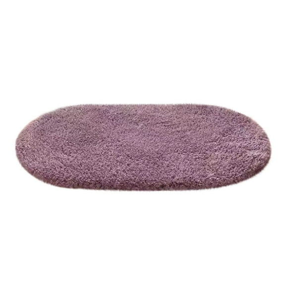 Moocorvic Indoor Door Mats for Entryway, Door Rugs for Entryway Indoor Washable Bathroom Rugs Absorbent Carpet Floor Mats, 24x16inch(Purple)
