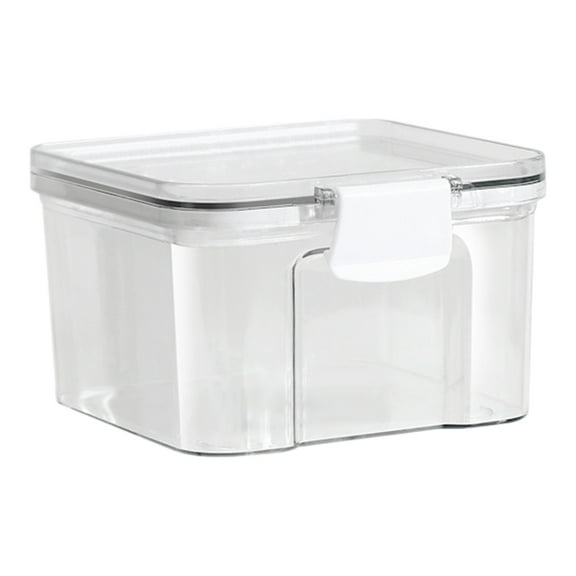 Moocorvic Kitchen Food Storage Containers With Lids Airtight, Clear Flour Sugar Storage Containers, Keeps Food Fresh & Dry,S
