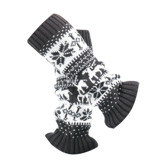 Moocorvic Knee Leg Warmers, Extra Long Thigh High Leg Warmers, Thickened Boot Cuffs for Women Christmas Gift for Her(Dark gray)