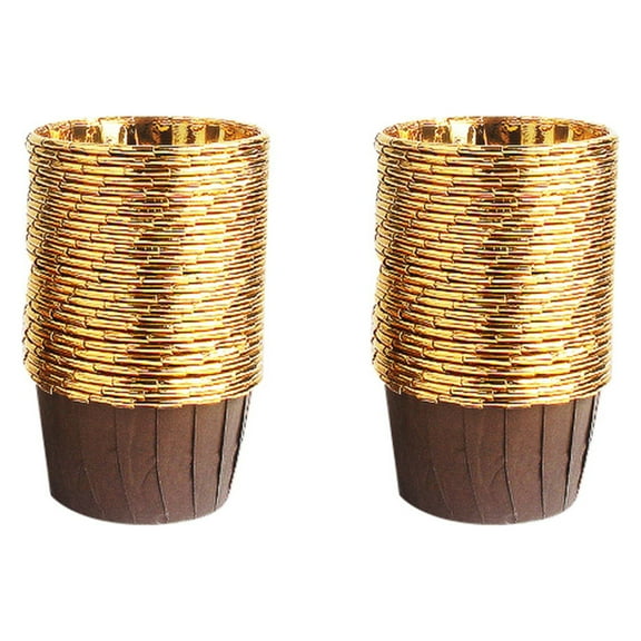 Moocorvic Large Flanged Cake Cups Multicolor Baking Desserts High Temperature Cake Cups