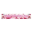 thumbnail image 1 of Moocorvic Large Valentine's Day Banner, Party Supplies Decorations Background Romantic Anniversary Decorations Hanging Decor Outdoor Indoor (7.9 x 1.3ft), 1 of 4