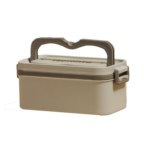 Moocorvic Lunch Box, Stackable 1 Layers Containers, Portable Large Capacity Leakproof Bento Box with Spoon & Fork, Microwave Safe, for Adults