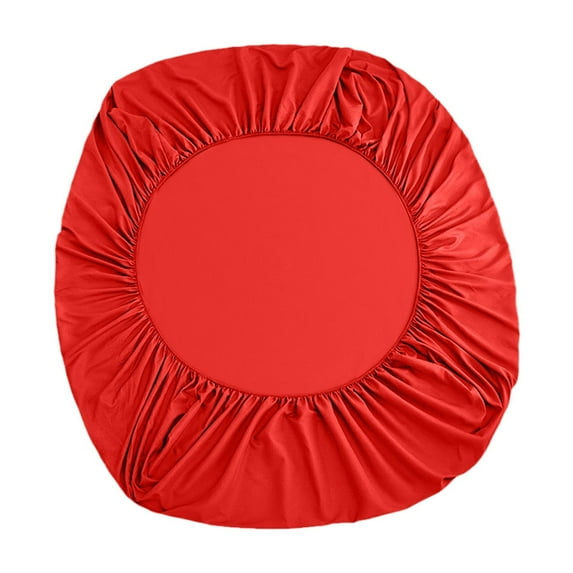 Moocorvic Mattress Cover King Size Bed, Waterproof Sheets Mattress Protector Pad Cover for Kids Bed, Soft & Breathable Fit Up to 8-11''(Red)