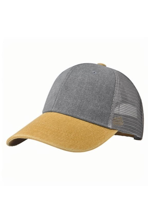 Mens Snapback Hats Adjustable Brim High Top Baseball Cap