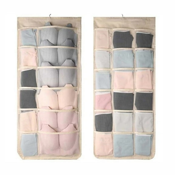 Moocorvic Mesh Hanging Organizer Double Bread Bag Storage Hanging Bag,Shower Caddy Hanging Organizer Storage Pockets,Bath Toy Holder Organizer,Dust-proof