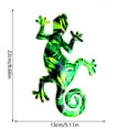 thumbnail image 1 of Moocorvic Metal Gecko Outdoor Wall Decor,Garden Decor Lizard Wall Art Garden Sculptures & Statues Gecko Yard Art for Patio Fence,Gift Idea, 1 of 2