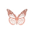 thumbnail image 1 of Moocorvic Metal Hollow Simulation Butterfly Gold And Butterfly Wall Sticker, 1 of 2