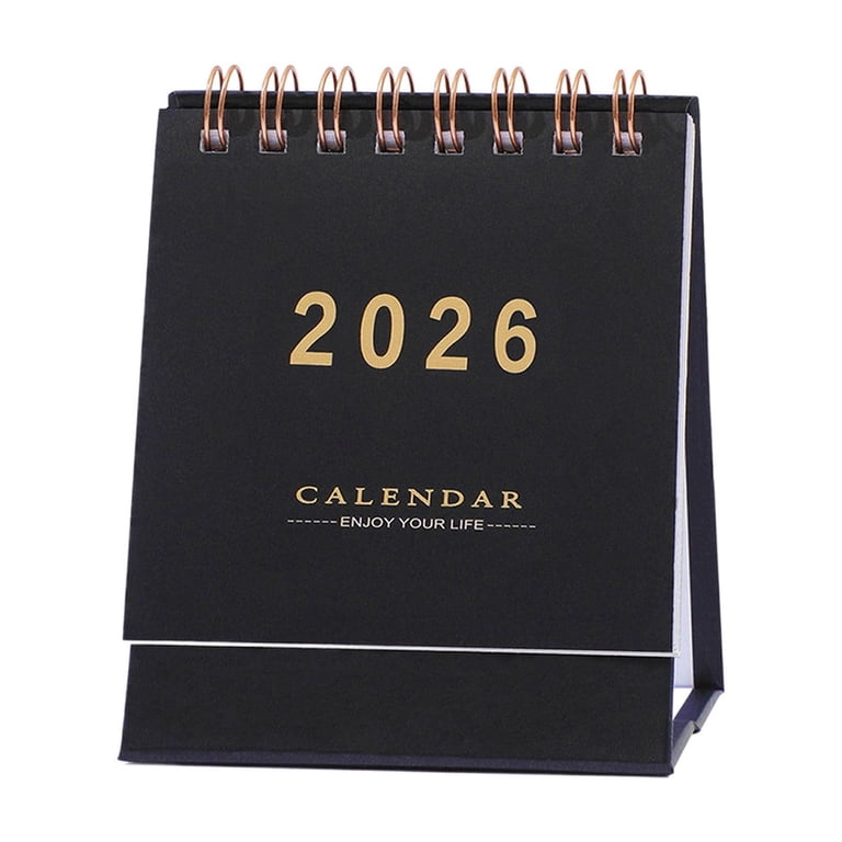 【新品】monimo Desk Calendar 2026年 Moocorvic Mini Desk Calendar 2026, 12 Monthly Small Standing Flip