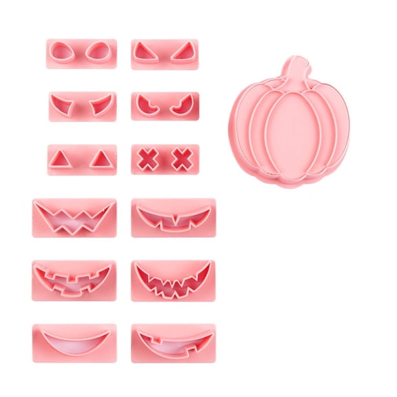 Moocorvic Mini Hand Pie Molds, Press Autumn Cabin Pie Set, Dough Presser Pocket Pie Molds for Halloween Christmas Party Baking Halloween Birthday Party Decorations