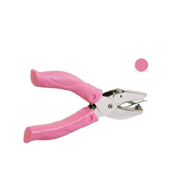 Moocorvic Mini Miniature Round Metal Single Hand Business Card Puncher