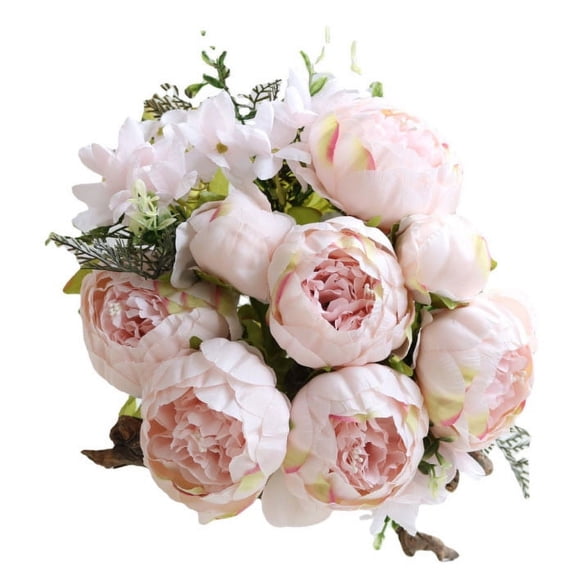 Moocorvic Mothers Day Gifts Artificial Flowers Rose Bouquet Butterfly Orchid Silk,Gifts for Mom,Dad Gifts,Valentines Day Decorations Clearance