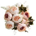 thumbnail image 1 of Moocorvic Mothers Day Gifts Artificial Flowers Rose Bouquet Butterfly Orchid Silk,Gifts for Mom,Dad Gifts,Valentines Day Decorations Clearance, 1 of 8