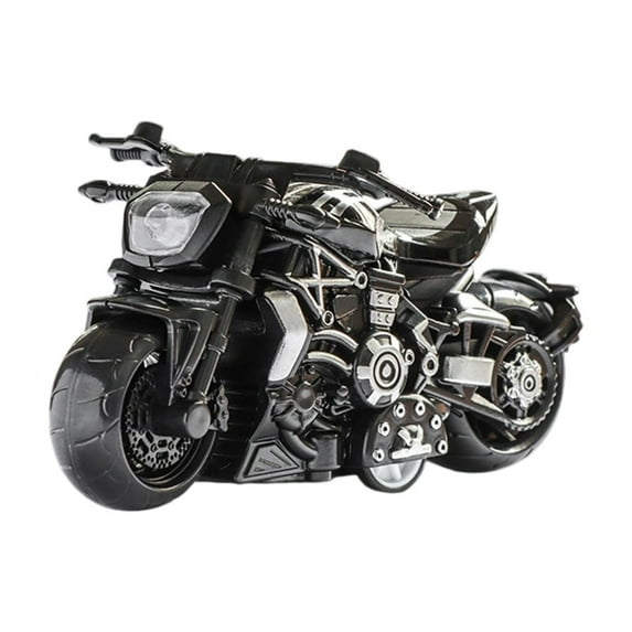 Moocorvic Motorcycles Toy Model Pull Back Cars Christmas Birthday Gifts,Black