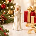 thumbnail image 1 of Moocorvic Nativity Scene Mini Shepherd Figurine, Hand-Painted Family Christmas Tabletop Decor, Religious Holiday Gift,1PC, 1 of 7