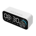 thumbnail image 1 of Moocorvic New Smart Mirror Bluetooth Speaker Subwoofer Portable Mini Stereo Mini Clock Home Alarm Clock Card, 1 of 6