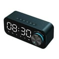 thumbnail image 1 of Moocorvic New Smart Mirror Bluetooth Speaker Subwoofer Portable Mini Stereo Mini Clock Home Alarm Clock Card, 1 of 9