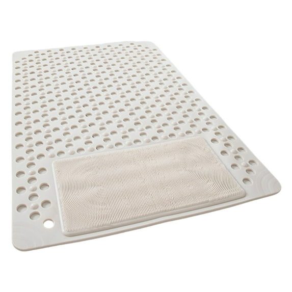 Moocorvic Non-Slip Bath Mat, 27.6x16 Inch Quick-Dry Shower Floor Pad for Bathtub Bathroom Kitchen